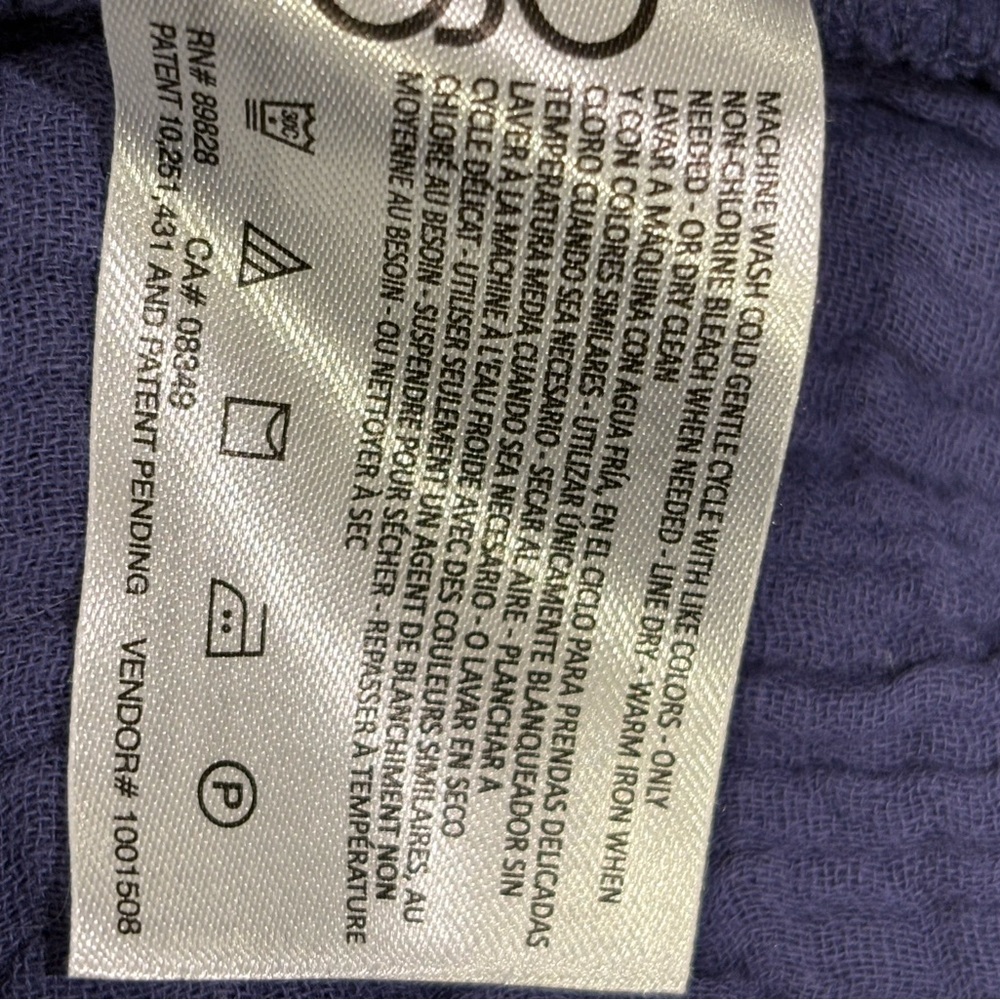 Jessica Simpson Womens Flowy Blue Pants 2X - Picture 5 of 7